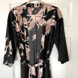 Long open kimono